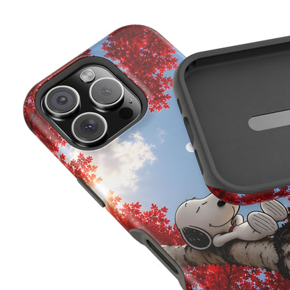 Fall Sky Comic Pup Phone Case