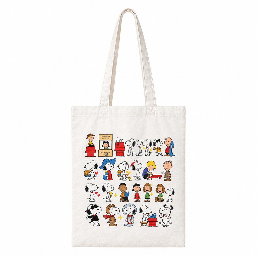 صورة Tote Bag مستقيمة بخلفية نظيفة